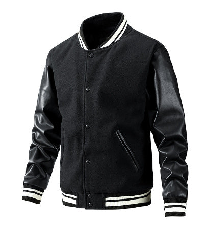 Men's Colorblock Coat Spring And Autumn New Style